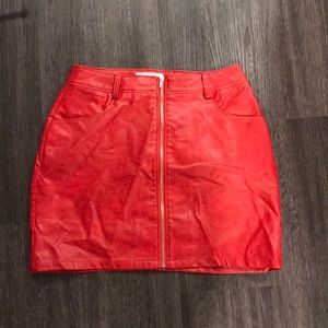 Faux Leather skirt